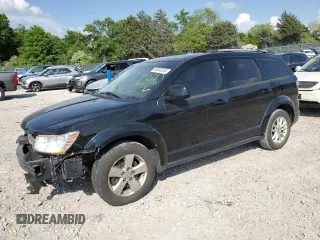 2017 Dodge Journey SXT z VIN 3C4PDCBGXHT694175, wystawiony jako Copart lot #55466255 z przebiegiem 96 914 mil mil oraz Szkoda całkowita • Salvage title. Historia ofert i sprzedaży dostępna na DreamBid. Obrazek 1.