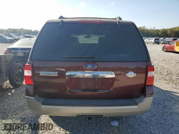 2010 Ford Expedition EL Eddie Bauer with VIN 1FMJK1J56AEA00504, listed as a Copart auction lot 78091834 with 188,009 mi miles and Salvage Title. Bid and sale history available at carsss.com. Image 6.