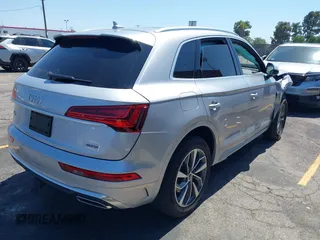 2022 Audi Q5 S line Premium Plus with VIN WA1EAAFY2N2056520, listed as a IAAI auction lot 42531917 with Not provided miles and . Bid and sale history available at DreamBid. Image 4.