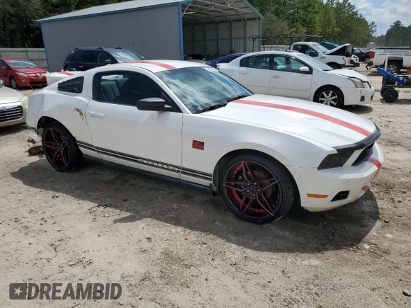 2010 Ford Mustang V6 with VIN 1ZVBP8AN1A5158085, listed as a Copart auction lot 61070745 with Not provided miles and Salvage title. Bid and sale history available at DreamBid. Image 4.