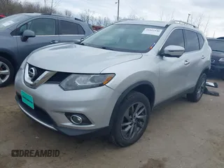 2016 Nissan Rogue SL with VIN 5N1AT2MV6GC837577, listed as a IAAI auction lot 41812440 with 108,187 mi miles and . Bid and sale history available at DreamBid. Image 18.