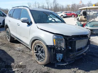 2024 Kia Telluride EX X-Line z VIN 5XYP3DGC1RG418796, wystawiony jako IAAI lot #41790576 z przebiegiem Nie podano mil oraz . Historia ofert i sprzedaży dostępna na DreamBid. Obrazek 1.