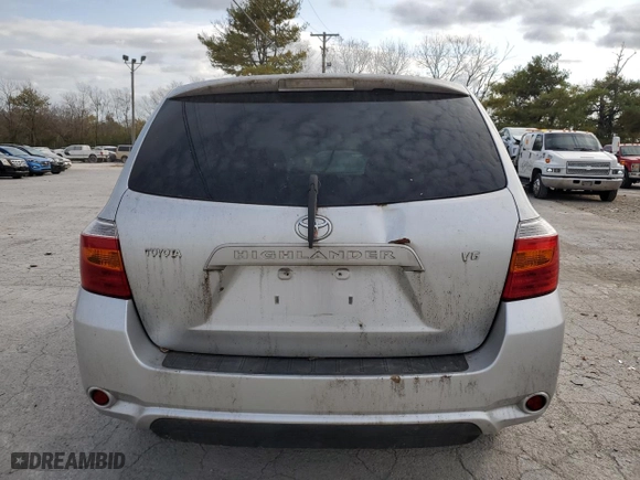 2008 Toyota Highlander with VIN JTEDS41A982004103, listed as a Copart auction lot 78435134 with 158,173 mi miles and Non Repairable. Bid and sale history available at carsss.com. Image 6.