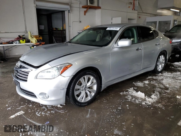2011 Infiniti M37 with VIN JN1BY1AP8BM323231, listed as a Copart auction lot 79576154 with 178,572 mi miles and Salvage Title. Bid and sale history available at carsss.com. Image 1.