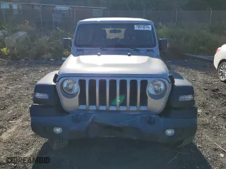 2018 Jeep Wrangler Unlimited Sport S with VIN 1C4HJXDGXJW290990, listed as a Copart auction lot 75910374 with 95,437 mi miles and Salvage Title. Bid and sale history available at carsss.com. Image 5.