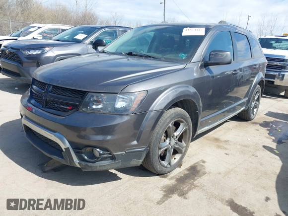 2015 Dodge Journey Crossroad with VIN 3C4PDDGG1FT675803, listed as a IAAI auction lot 41864112 with 97,842 mi miles. Bid and sale history available at carsss.com. Image 17.