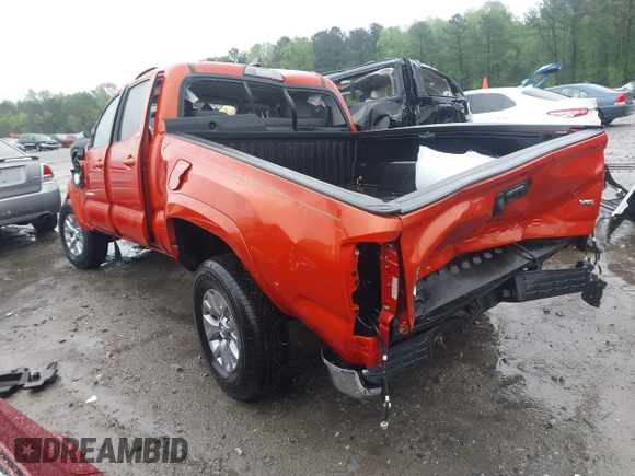 2017 Toyota Tacoma SR5 with VIN 5TFDZ5BN0HX015629, listed as a IAAI auction lot 42002103 with 127,829 mi miles. Bid and sale history available at carsss.com. Image 3.