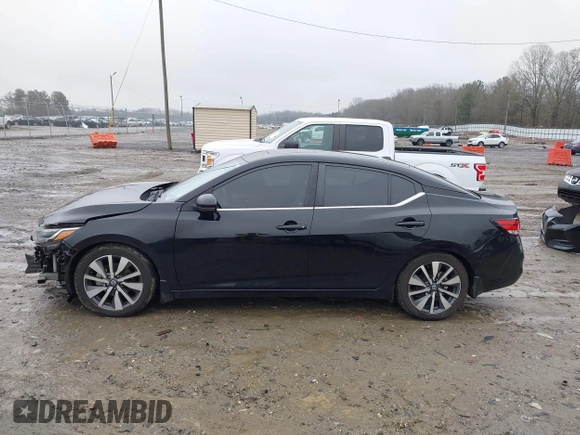 2020 Nissan Sentra SV with VIN 3N1AB8CV4LY292687, listed as a IAAI auction lot 41430519 with 112,955 mi miles. Bid and sale history available at carsss.com. Image 15.
