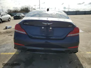 2019 Genesis G70 2.0T Advanced with VIN KMTG64LA4KU036568, listed as a Copart auction lot 72016542 with 54,217 mi miles. Bid and sale history available at carsss.com. Image 6.