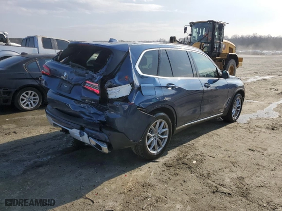 2023 BMW X5 xDrive40i with VIN 5UXCR6C02P9N83421, listed as a Copart auction lot 43815565 with 31,031 mi miles and Salvage Title. Bid and sale history available at carsss.com. Image 3.