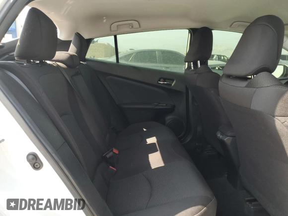 2021 Toyota Prius L Eco with VIN JTDKAMFU1M3151330, listed as a Copart auction lot 58827615 with 111,067 mi miles and Salvage title. Bid and sale history available at DreamBid. Image 4.