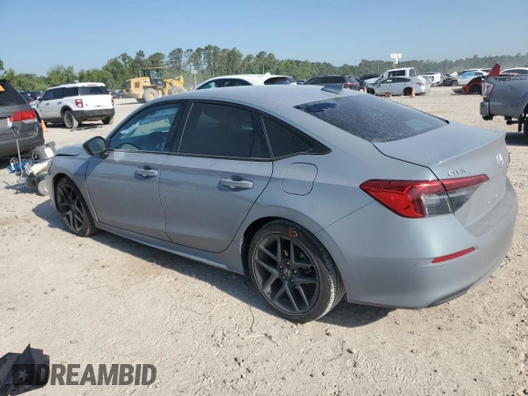 2022 Honda Civic Sport with VIN 2HGFE2F58NH578894, listed as a Copart auction lot 52392505 with 38,221 mi miles and Salvage Title. Bid and sale history available at carsss.com. Image 2.