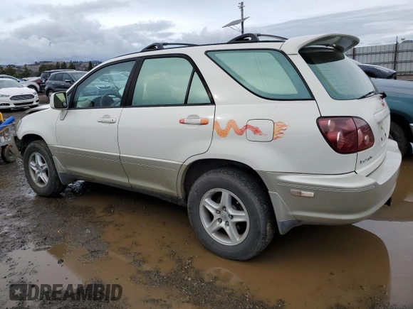 2000 Lexus RX 300 with VIN JT6HF10U6Y0132967, listed as a Copart auction lot 82452084 with 206,616 mi miles and Salvage Title. Bid and sale history available at carsss.com. Image 2.