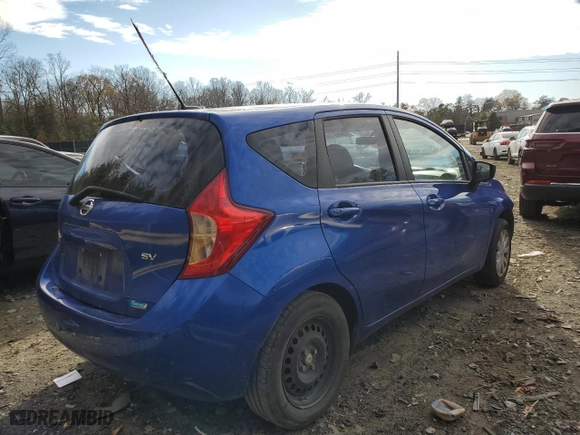 2016 Nissan Versa Note S with VIN 3N1CE2CP7GL370235, listed as a Copart auction lot 83955134 with 152,054 mi miles and Salvage Title. Bid and sale history available at carsss.com. Image 3.