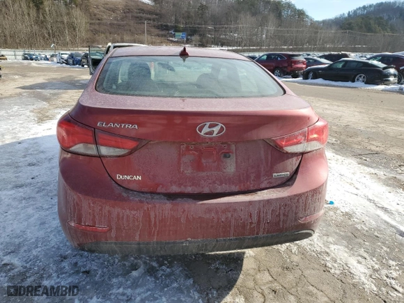 2014 Hyundai Elantra Limited with VIN 5NPDH4AE8EH502194, listed as a Copart auction lot 89199645 with 148,366 mi miles and Salvage Title. Bid and sale history available at carsss.com. Image 6.