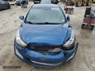 2015 Hyundai Elantra Limited with VIN KMHDH4AE4FU282295, listed as a Copart auction lot 46590195 with 95,388 mi miles and Salvage Title. Bid and sale history available at carsss.com. Image 5.