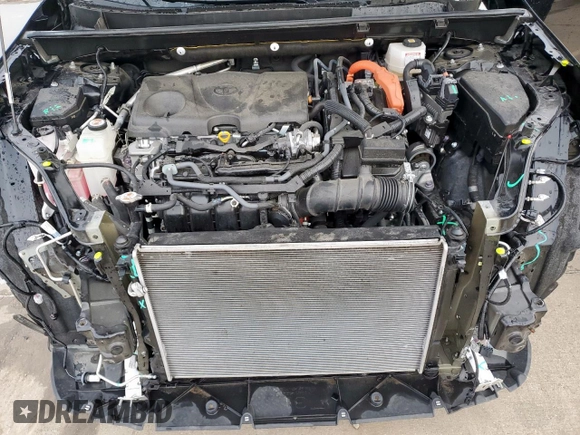 2022 Toyota RAV4 Hybrid SE with VIN JTM16RFV3ND078217, listed as a Copart auction lot 58384155 with 25,207 mi miles and Salvage title. Bid and sale history available at DreamBid. Image 12.