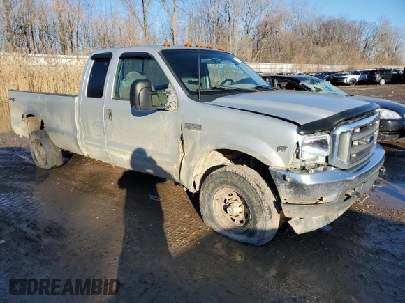 2001 Ford Super Duty F-250 XL with VIN 1FTNX21S81EC22917, listed as a Copart auction lot 85212504 with 258,040 mi miles and Clean Title. Bid and sale history available at carsss.com. Image 4.