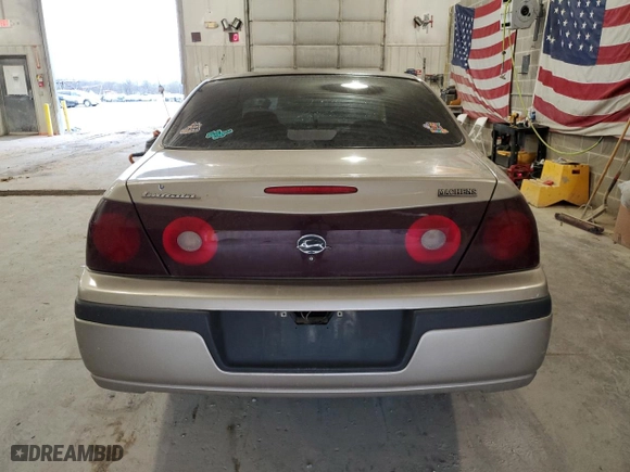 2002 Chevrolet Impala with VIN 2G1WF55E029318230, listed as a Copart auction lot 51497915 with 0 mi miles and Salvage Title. Bid and sale history available at carsss.com. Image 6.