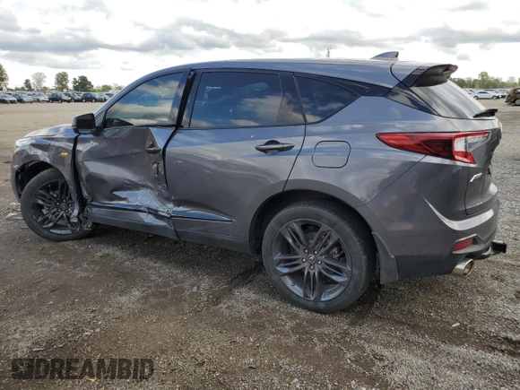 2020 Acura RDX w/A-Spec Pkg with VIN 5J8TC2H60LL802819, listed as a Copart auction lot 72261974 with 62,913 mi miles and Clean Title. Bid and sale history available at carsss.com. Image 2.