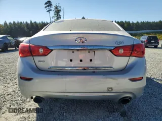 2017 Infiniti Q50 3.0t Premium with VIN JN1EV7AR0HM840588, listed as a Copart auction lot 76129124 with 107,886 mi miles and Salvage Title. Bid and sale history available at carsss.com. Image 6.