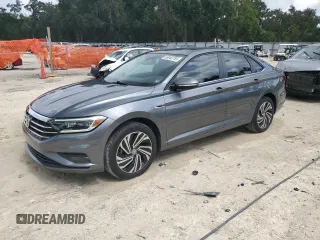 2020 Volkswagen Jetta SEL Premium with VIN 3VWGB7BU2LM044243, listed as a Copart auction lot 63840755 with 48,431 mi miles and Non repairable. Bid and sale history available at DreamBid. Image 1.