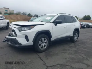 2021 Toyota RAV4 LE with VIN 2T3H1RFV3MW166926, listed as a IAAI auction lot 41283161 with 54,244 mi miles. Bid and sale history available at carsss.com. Image 2.