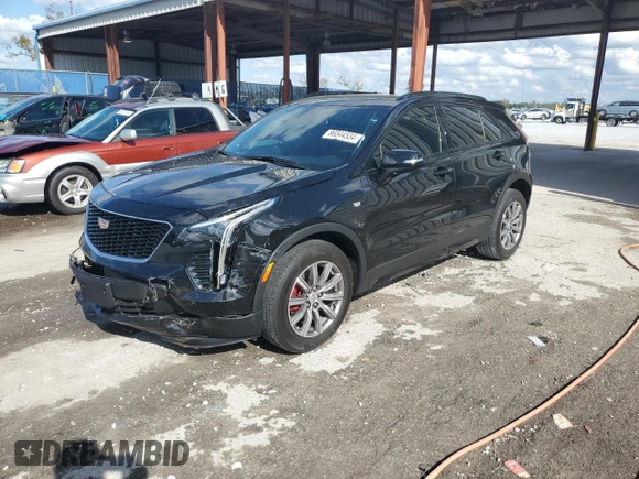 2021 Cadillac XT4 FWD Sport with VIN 1GYFZER44MF080872, listed as a Copart auction lot 86344534 with 23,865 mi miles and Salvage Title. Bid and sale history available at DreamBid. Image 1.
