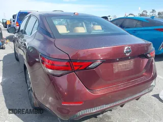 2021 Nissan Sentra SV with VIN 3N1AB8CV3MY245748, listed as a IAAI auction lot 41933086 with 22,887 mi miles and . Bid and sale history available at DreamBid. Image 3.