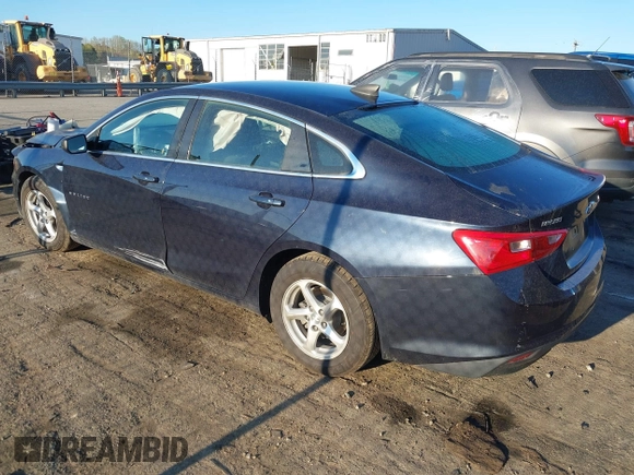 2017 Chevrolet Malibu LS with VIN 1G1ZB5ST4HF116258, listed as a IAAI auction lot 41891669 with 95,109 mi miles and . Bid and sale history available at DreamBid. Image 3.