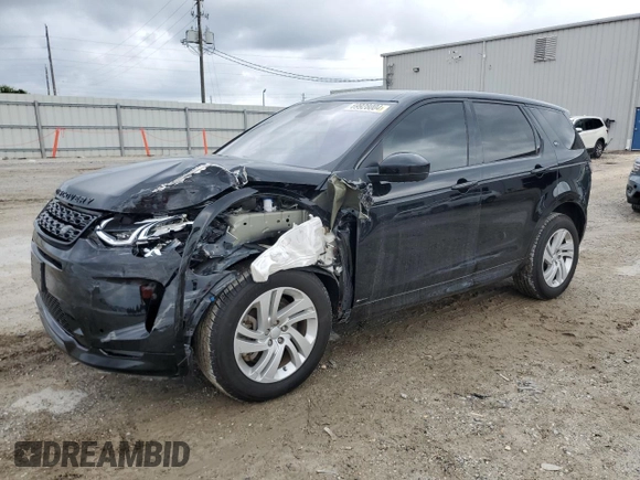2020 Land Rover Discovery Sport S R-Dynamic with VIN SALCT2FX2LH840641, listed as a Copart auction lot 69928004 with 52,496 mi miles and Salvage Title. Bid and sale history available at carsss.com. Image 1.