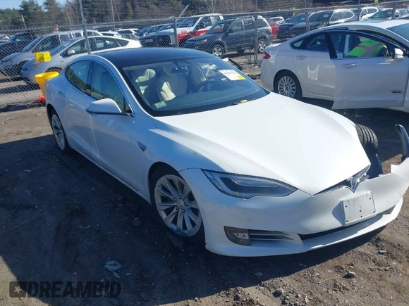 2017 Tesla Model S 100D with VIN 5YJSA1E22HF219352, listed as a IAAI auction lot 41831322 with 97,516 mi miles and . Bid and sale history available at DreamBid. Image 1.