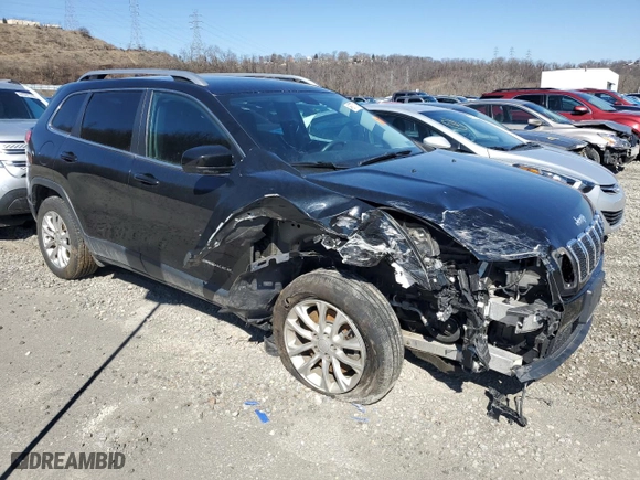 2019 Jeep Cherokee Latitude with VIN 1C4PJLCB3KD248278, listed as a Copart auction lot 46877015 with 74,155 mi miles and Salvage Title. Bid and sale history available at carsss.com. Image 4.