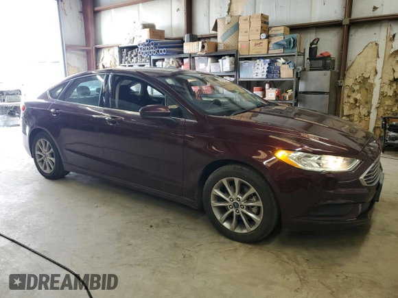 2017 Ford Fusion SE with VIN 3FA6P0HD0HR299617, listed as a Copart auction lot 54745165 with 124,594 mi miles and Clean title. Bid and sale history available at DreamBid. Image 4.