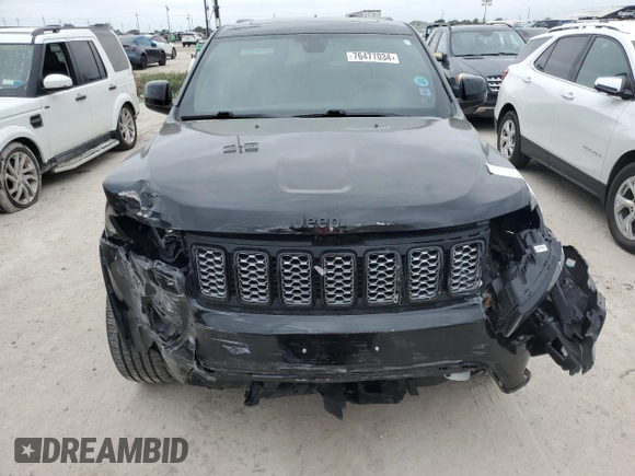 2022 Jeep Grand Cherokee WK Laredo X with VIN 1C4RJFAG9NC146745, listed as a Copart auction lot 76477034 with 19,793 mi miles and Salvage Title. Bid and sale history available at carsss.com. Image 5.