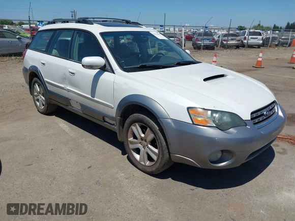 2005 Subaru Legacy Outback XT Limited with VIN 4S4BP67C554337931, listed as a IAAI auction lot 42520050 with 166,501 mi miles and . Bid and sale history available at DreamBid. Image 1.
