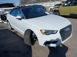2016 Audi A3 2.0T Premium with VIN WAU78LFF9G1111894, listed as a IAAI auction lot 41758414 with 80,600 mi miles. Bid and sale history available at carsss.com. Image 1.