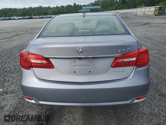 2014 Acura RLX Technology with VIN JH4KC1F50EC005051, listed as a Copart auction lot 63270625 with 114,042 mi miles and Salvage title. Bid and sale history available at DreamBid. Image 6.