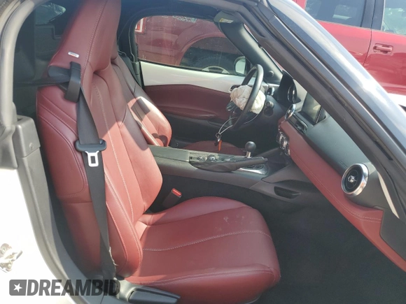 2020 Mazda MX-5 Miata Grand Touring z VIN JM1NDAD78L0417426, wystawiony jako Copart lot #62725524 z przebiegiem Nie podano mil oraz Szkoda całkowita • Salvage title. Historia ofert i sprzedaży dostępna na DreamBid. Obrazek 10.