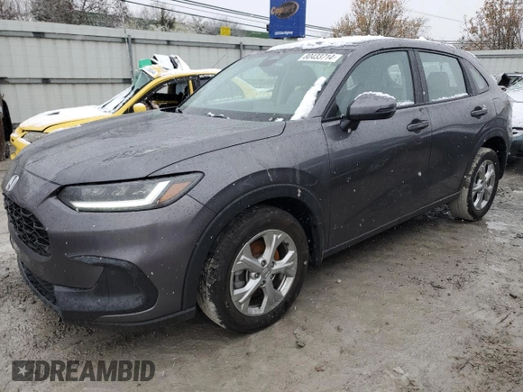 2024 Honda HR-V LX with VIN 3CZRZ1H32RM716078, listed as a Copart auction lot 80433714 with 31,631 mi miles and Salvage Title. Bid and sale history available at carsss.com. Image 1.