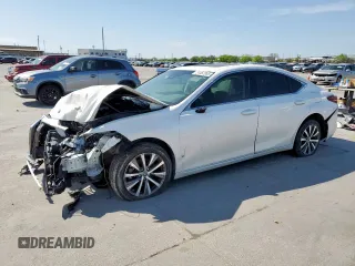 2019 Lexus ES 350 z VIN 58ABZ1B11KU034121, wystawiony jako Copart lot #51452065 z przebiegiem Nie podano mil oraz Szkoda całkowita • Salvage title. Historia ofert i sprzedaży dostępna na DreamBid. Obrazek 1.