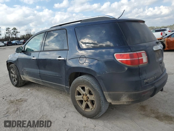 2009 Saturn Outlook XE z VIN 5GZER13D89J169690, wystawiony jako Copart lot #42984675 z przebiegiem 267 088 mil mil oraz Szkody całkowita. Historia ofert i sprzedaży dostępna na DreamBid. Obrazek 2.