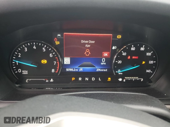 2021 Ford Explorer Limited z VIN 1FMSK8FH6MGB92399, wystawiony jako Copart lot #57482785 z przebiegiem 51 795 mil mil oraz Szkoda całkowita • Salvage title. Historia ofert i sprzedaży dostępna na DreamBid. Obrazek 9.