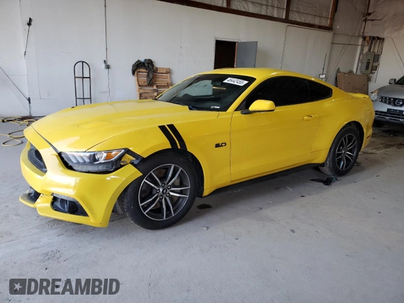 2017 Ford Mustang GT с VIN 1FA6P8CF3H5285009, выставлен на аукционе Copart как лот 46442455 с пробегом 135 971 миль миль и Списание • Salvage title. История ставок и продаж доступна на DreamBid. Изображение 1.