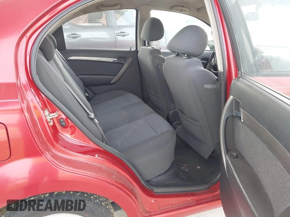 2007 Chevrolet Aveo LT with VIN KL1TG566X7B153881, listed as a IAAI auction lot 42626501 with 122,555 mi miles and . Bid and sale history available at DreamBid. Image 8.