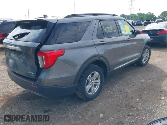 2022 Ford Explorer XLT с VIN 1FMSK8DH6NGA69352, выставлен на аукционе IAAI как лот 42271312 с пробегом 44 533 миль миль и . История ставок и продаж доступна на DreamBid. Изображение 4.