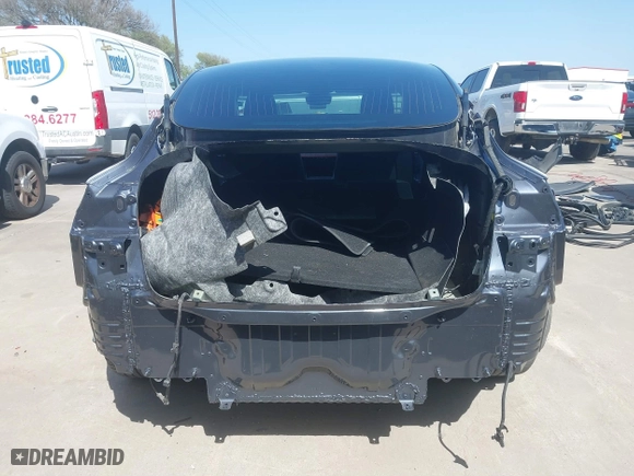 2018 Tesla Model 3 Long Range Battery with VIN 5YJ3E1EA4JF157782, listed as a IAAI auction lot 41774169 with 123,239 mi miles. Bid and sale history available at carsss.com. Image 6.