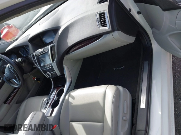 2016 Acura TLX V6 with VIN 19UUB2F30GA006203, listed as a IAAI auction lot 41489757 with 37,403 mi miles. Bid and sale history available at carsss.com. Image 5.