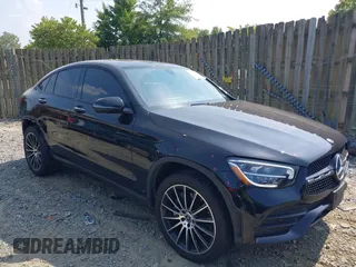 2020 Mercedes-Benz GLC with VIN W1N0J8EB1LF866323, listed as a IAAI auction lot 40169760 with 63,154 mi miles. Bid and sale history available at carsss.com. Image 1.