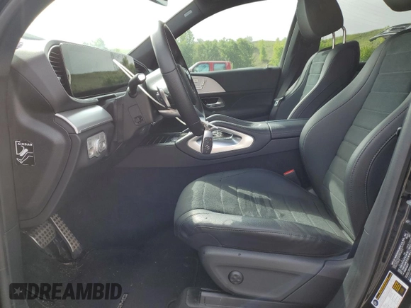 2021 Mercedes-Benz GLE 350 with VIN 4JGFB4KB2MA570877, listed as a Copart auction lot 58074685 with 15,253 mi miles and Salvage title. Bid and sale history available at DreamBid. Image 7.